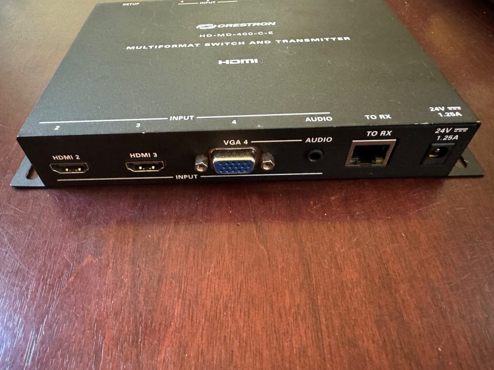 CRESTRON HD-MD-400-C-E Multiformat Switch and Transmitter HDMI
