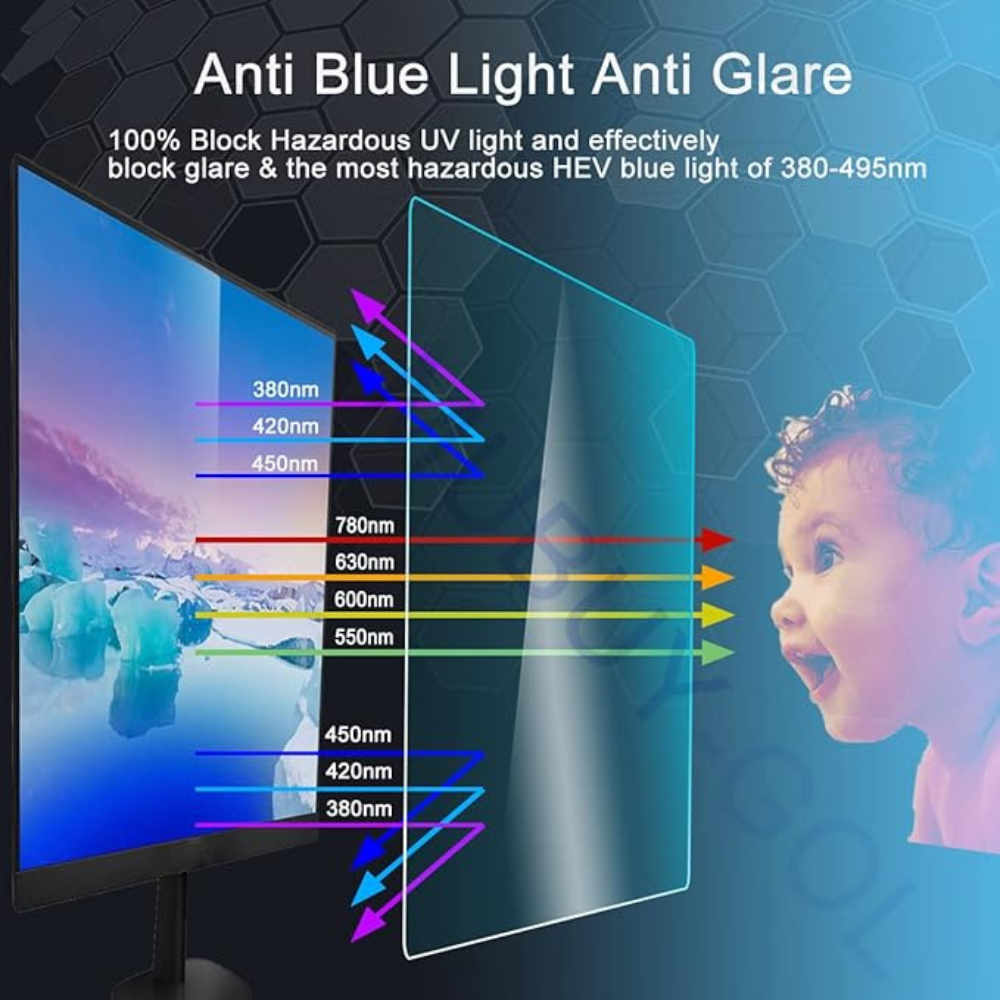 17" Screen Protector Blue Light Glare Filter for 17 Inch 16:10 17 .