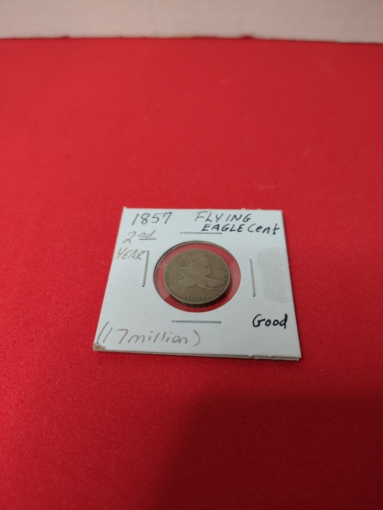 1857 1C Flying Eagle Cent Good