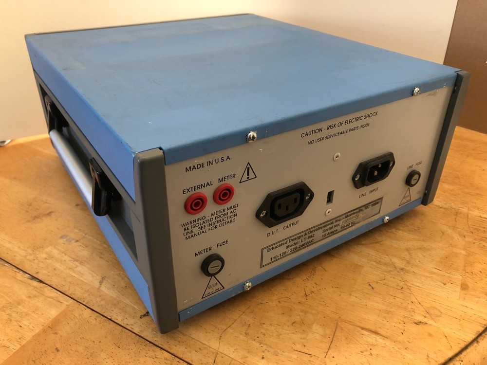 ED&D/Educated Design & Development LT-952 15A Digital Leakage Current Tester.