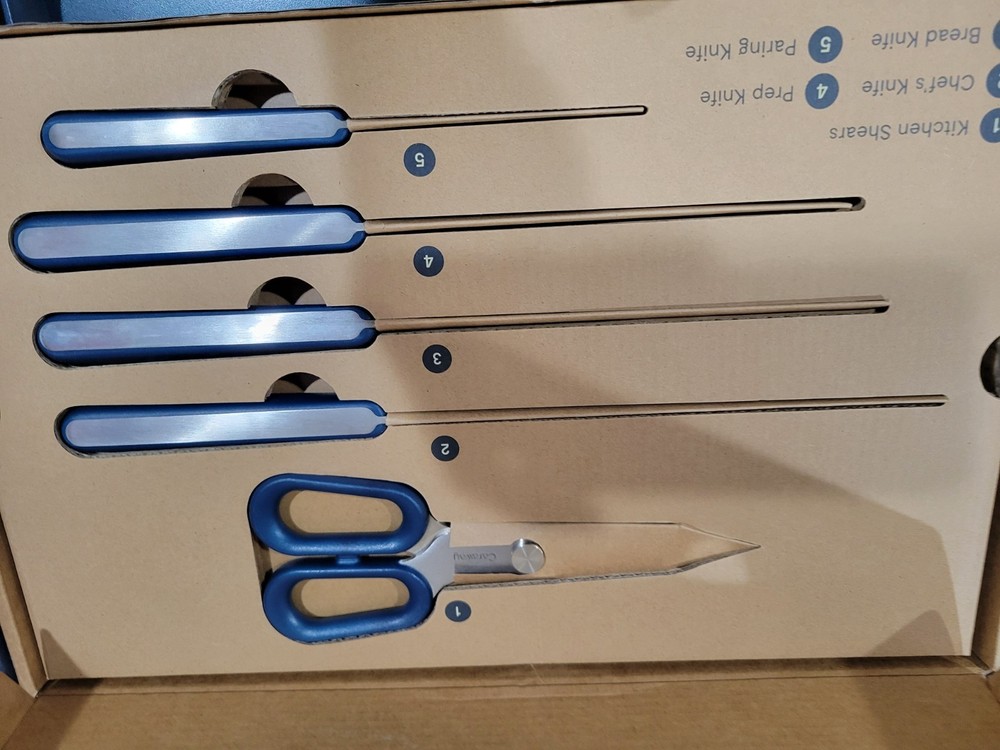 Caraway Home 13pc Prep Set Navy