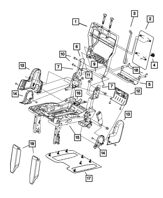Genuine Mopar Nut 5102477aa