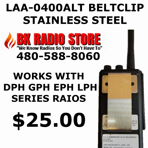NEW LAA040ALT Belt Clip for Bendix King EPH, GPH, DPH Radios