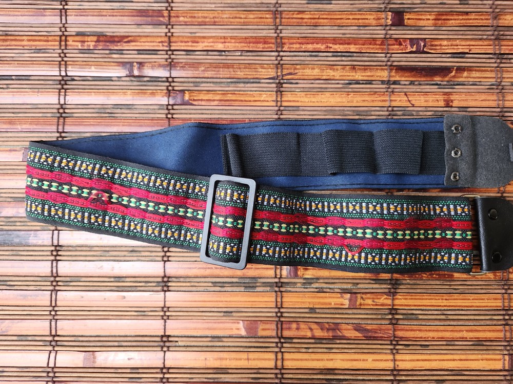 Hippie Camera Strap Adjustable Geometric Design Multicolor, NICE!!!