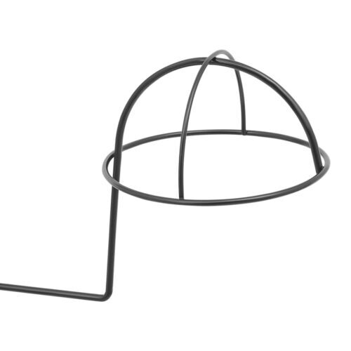Freestanding Hat Rack Stand, Rolling Hats Display Rack, Hat Display Stand Black