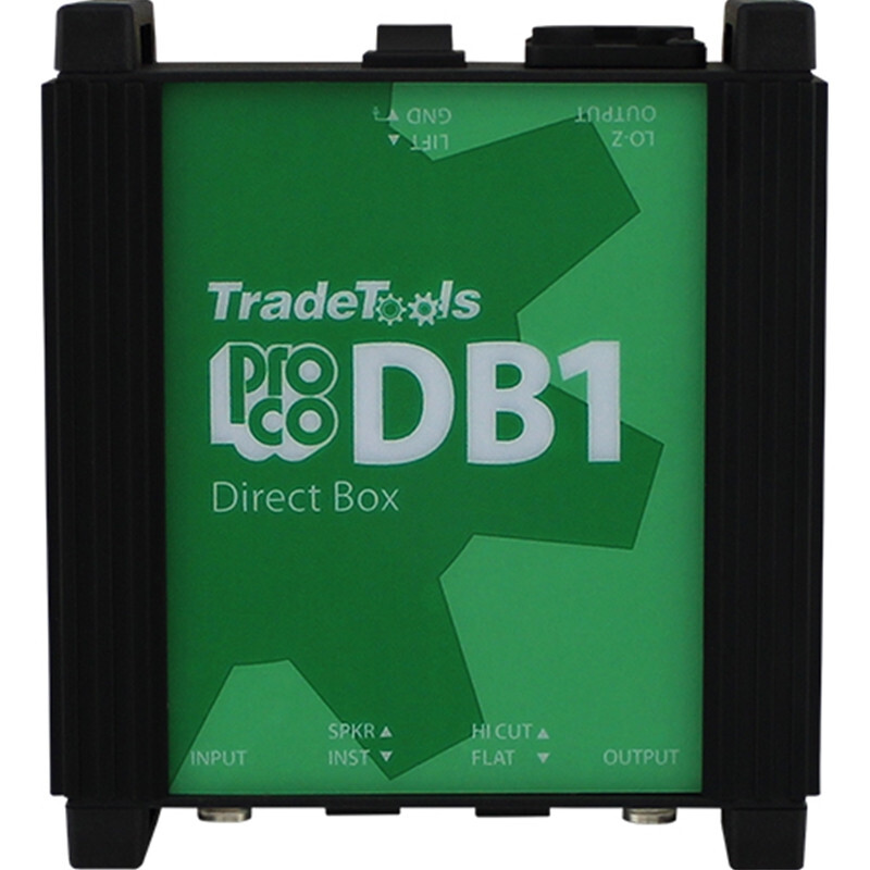 Pro Co DB-1 1-Channel Passive Instrument Direct Box