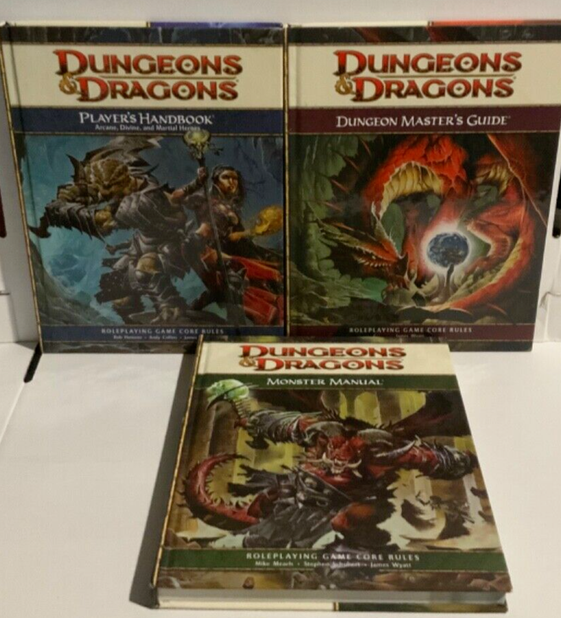 Dungeons & Dragons 4th Edition Core Rulebook Collection
