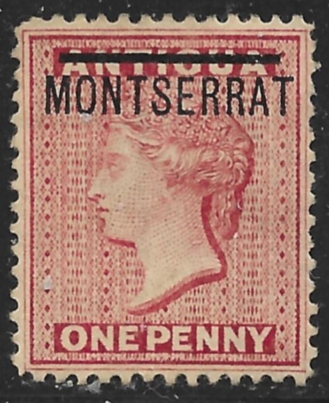 MONTSERRAT    SC1      SG1     MINT LIGHTLY HINGED