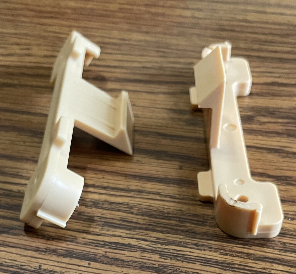 2 False Front Clips for 3/4" thick face frames works with 4-1/8” openings H-1083