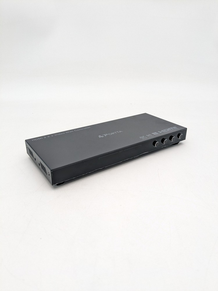 Portta 4K Video Wall Controller HDMI 2x2 Processor Splicing Modes (RS232)