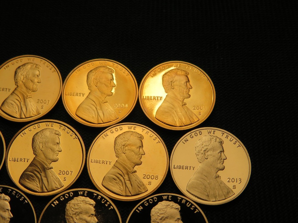 2003 2004 2005 2006 2007 2008 2013 2014 2015 2016 Proof Memorial & Shield cents
