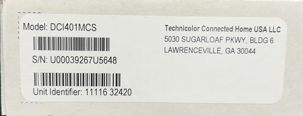 [NEW IN BOX] Technicolor DCI401MCS Converter STB