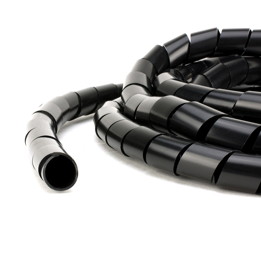 ACT AL-CWP-750-0-C UV Black Polyethylene 3/4″ Cable Wrap, 100ft Roll