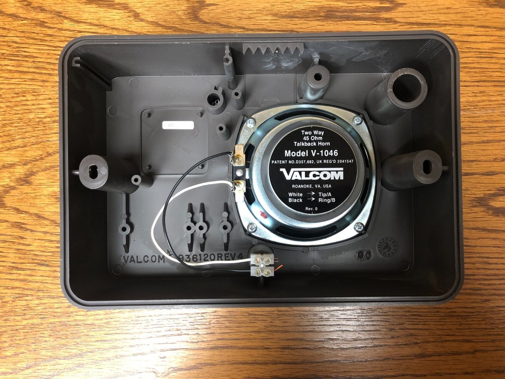 Valcom V-1046 / 936120 Two Way 45 ohm Talkback Wall Speaker