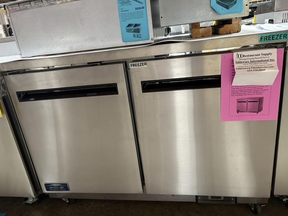 Arctic Air AUC60F Two Section Worktop Freezer