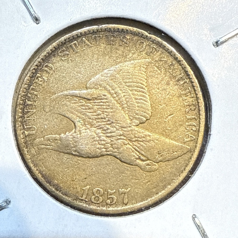 1857 Flying Eagle Cent Sharp Details Very Nice