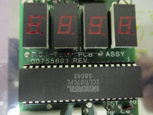 Tegal 00755601 Temperature Display Board, PCB, 411210