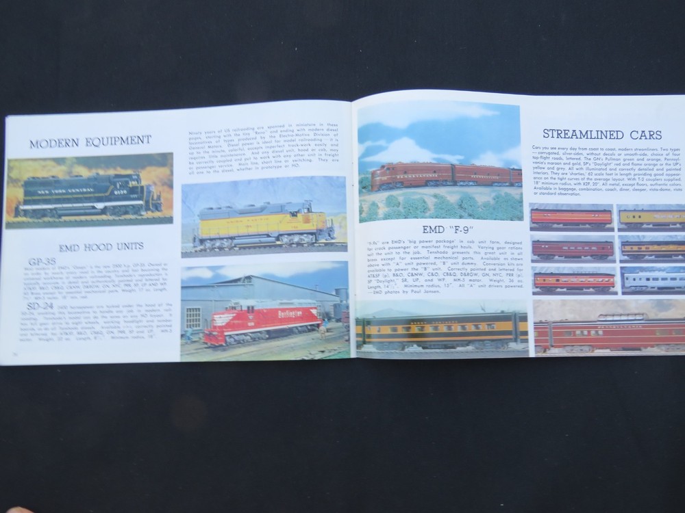 Vintage Pacific Fast Mail Model Trains Catalog 11th Edition 1966