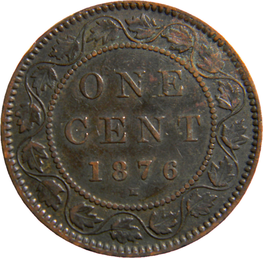 Canada 1876-H One Cent (05062)