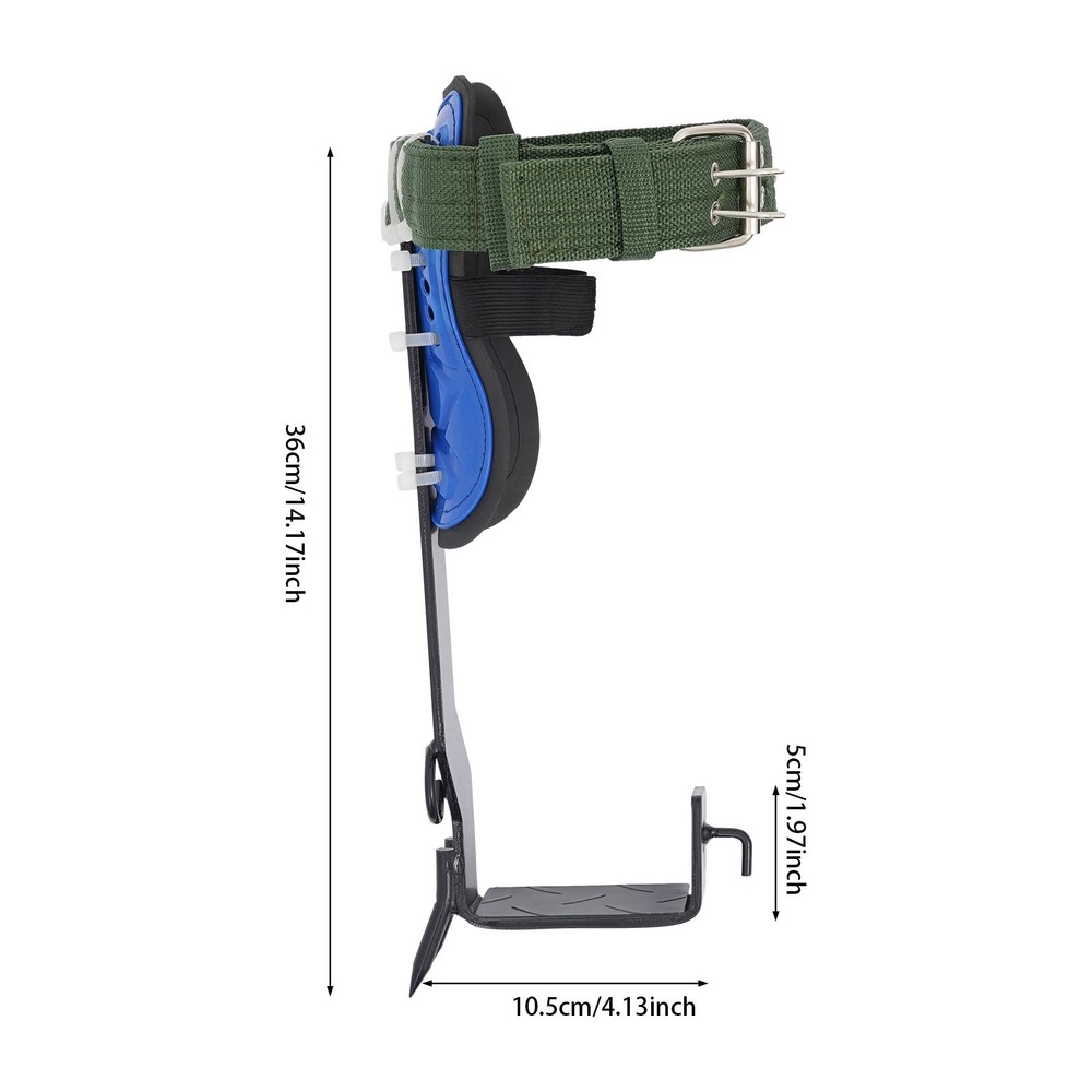2 Gears Tree Climbing Spikes Cutting Tree Safety Harness Belt Super Loading