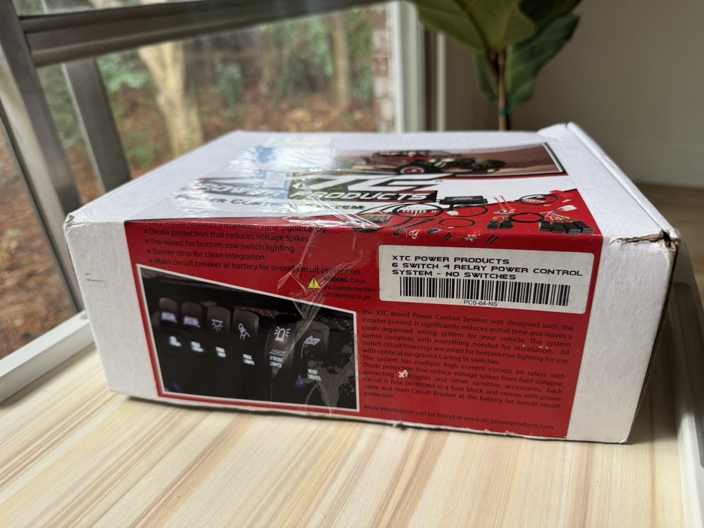 XTC POWER PRODUCTS6 SWITCH 4 RELAY POWER CONTROLSYSTEM - NOSWITCHES