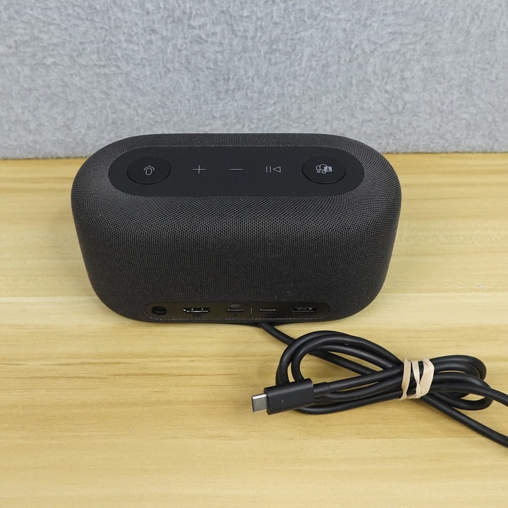 Microsoft Audio Speaker Phone & Pass-Through Charging Dock USB-C HDMI