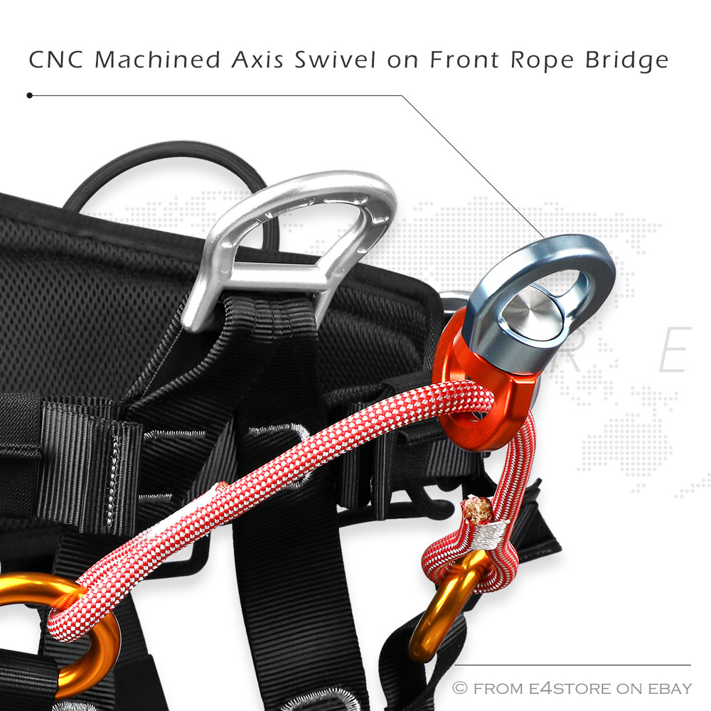 Tree Climbing Saddle Arborist Sit Harness S Black