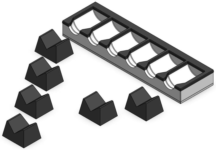 MagAttach Socket Extension Organizers 3 Piece Set Red/Black)