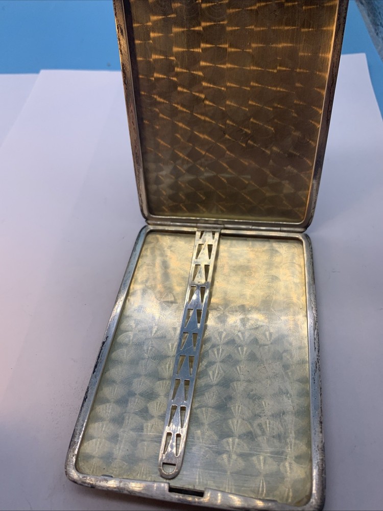 Vintage Napier Sterling Silver Cigarette Case