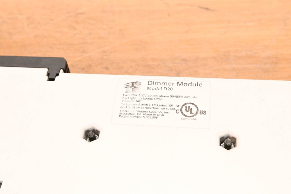 ETC D20 Dual 20A Dimmer Module (PAIR) CG010EU