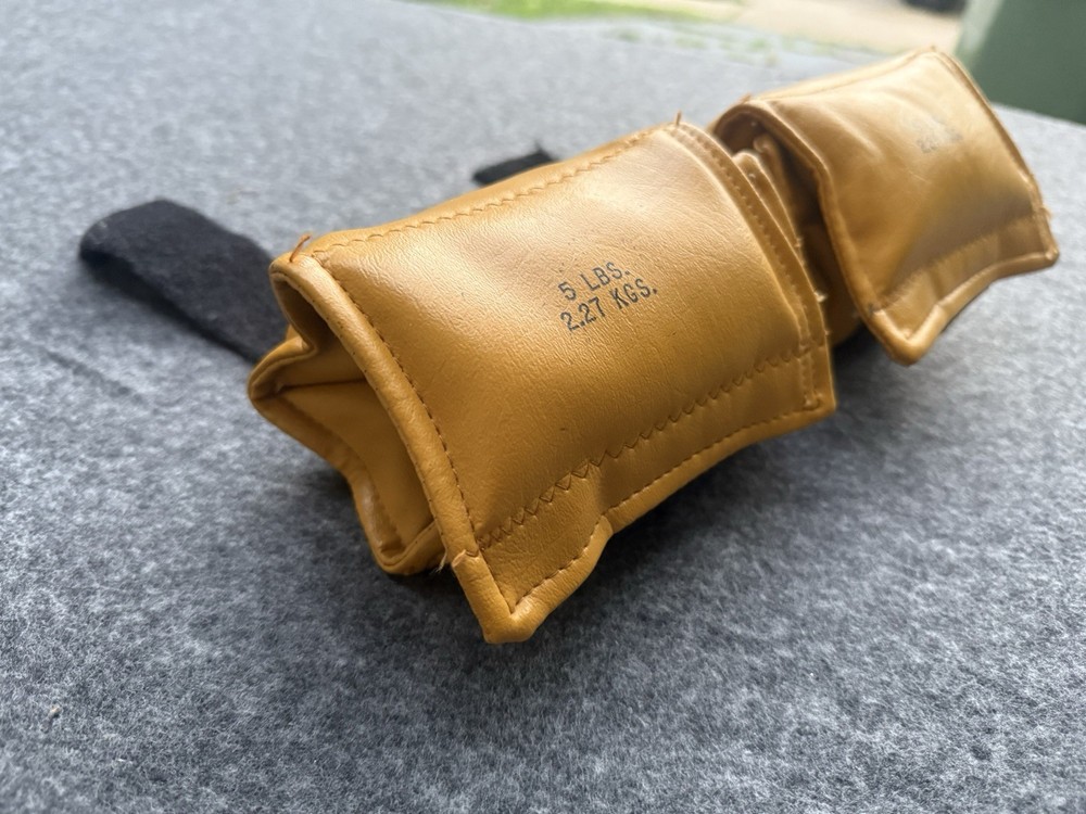 Vintage Leather Weights - Ankle/Wrist  - Leather - 51bs Each