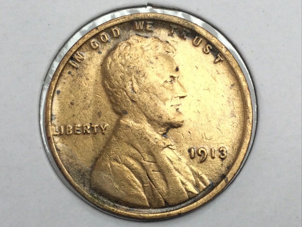 1913 Lincoln Cent in extra fine
