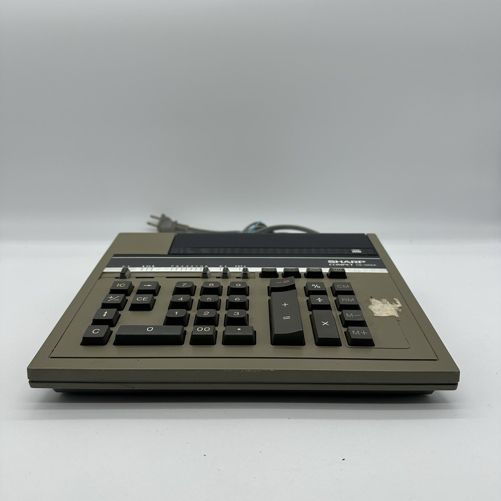Sharp Compet CS-1302A Vintage 10-Digit Calculator Electronic Calculating Machine