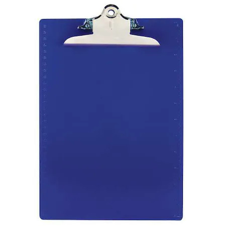 8-1/2" X 11" Plastic Clipboard 1", Blue, 1Dnt8