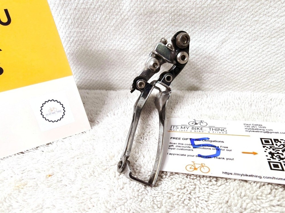 FSA Double Front Derailleur | 10-Speed | Braze-On Bottom-Pull | Chrome
