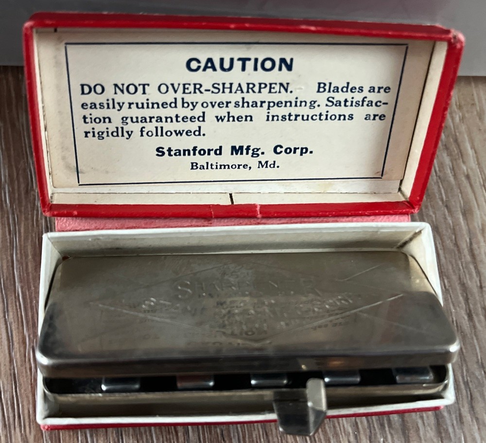 Vintage Stanford Double Edge Razor 5 Second Sharpener