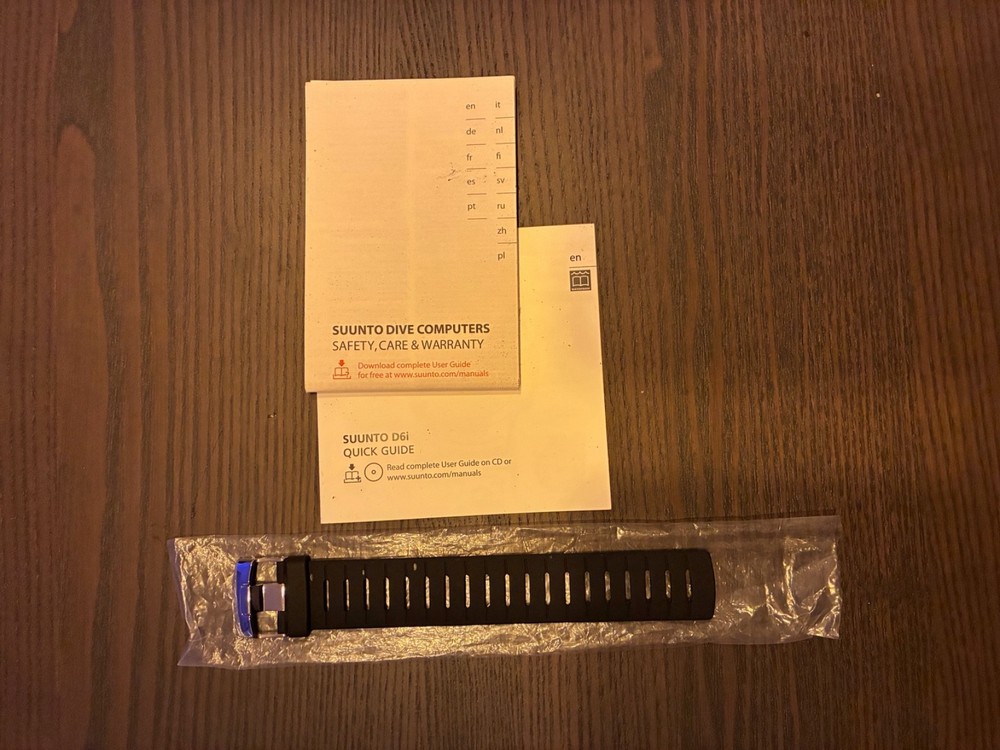 Suunto d6i dive computer