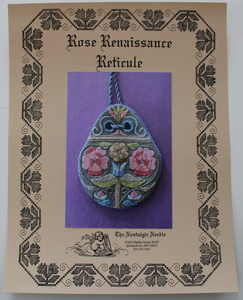 Rose Renaissance Reticule - by Nostalgic Needle