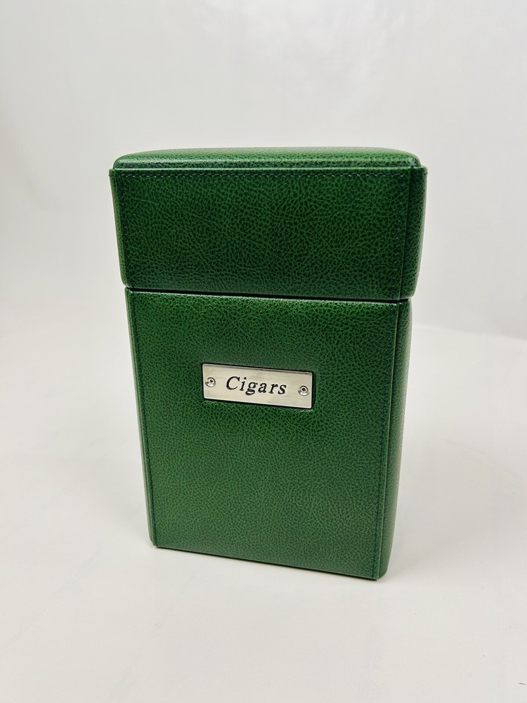 Renzo Romagnoli Luxury Cigars Leather Box.
