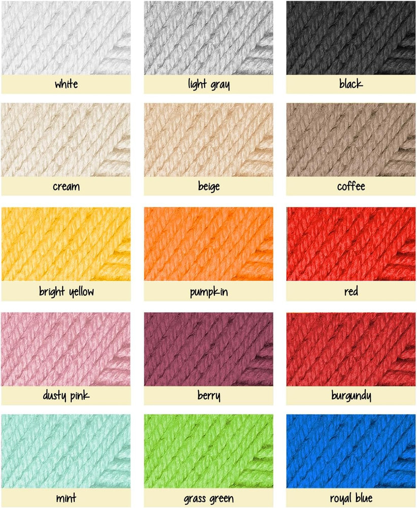 Crochet Kit for Beginners with Yarn Hooks Bag Accessories Video Tutorial