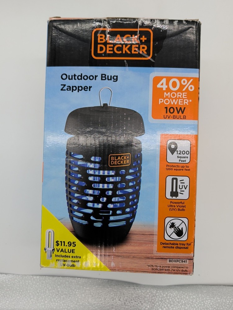 BLACK + DECKER, Outdoor Bug Zapper OPEN BOX BDXPC941
