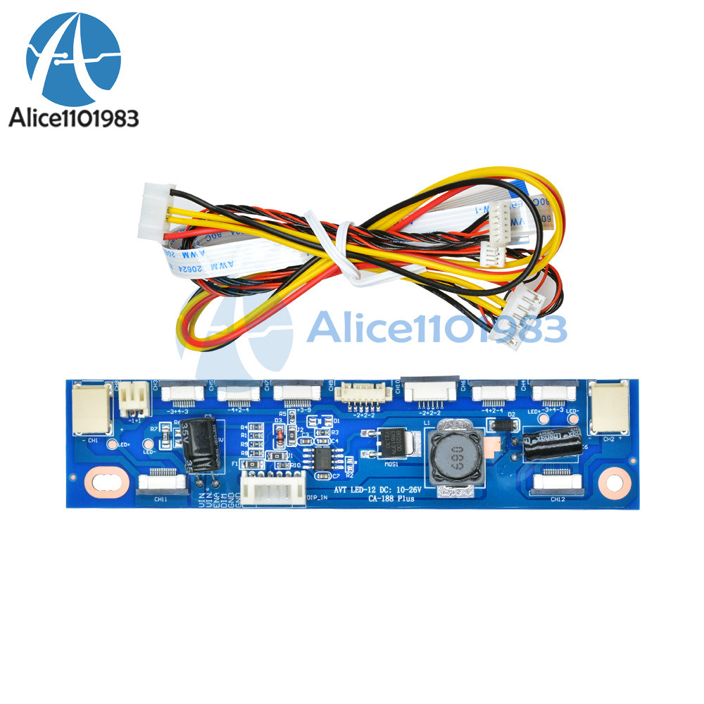 Backlight LED Inverter Tester 12 Connecters Constant Current Board Driver Board