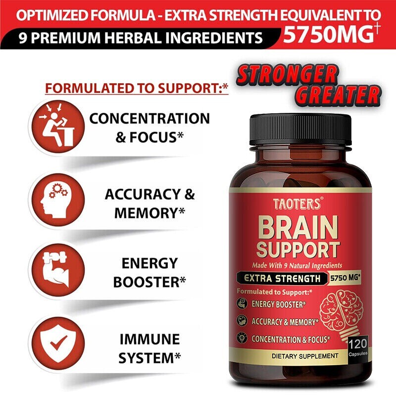 Balanced Mind Brain Booster Supplement, Support Memory and Focus