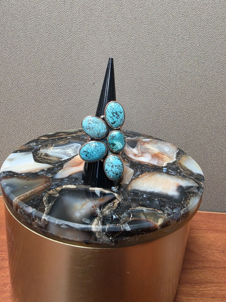 Mohave Turquoise Copper Ring