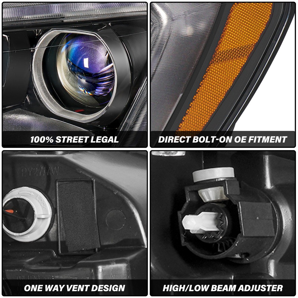 For 2013-2016 GMC Acadia Halogen Projector Headlight Headlamp Driver Left Side