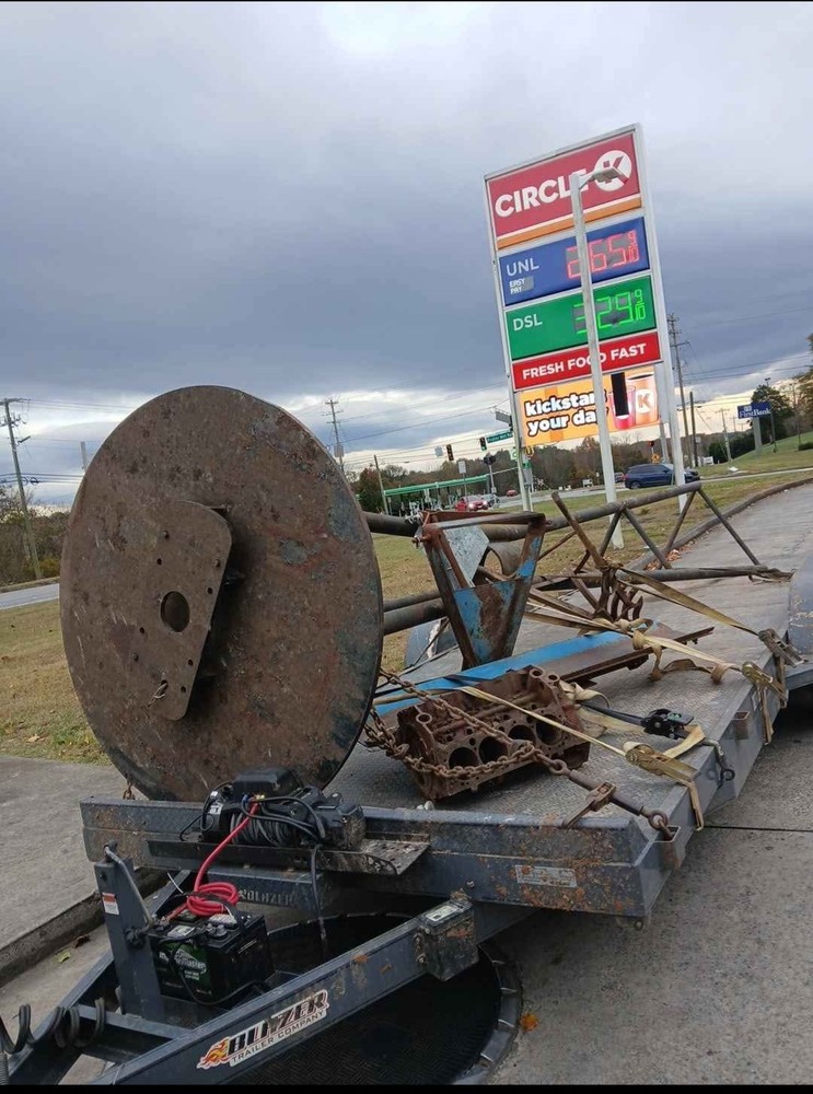 Large Sign Gas Service Station Platform / Read Description