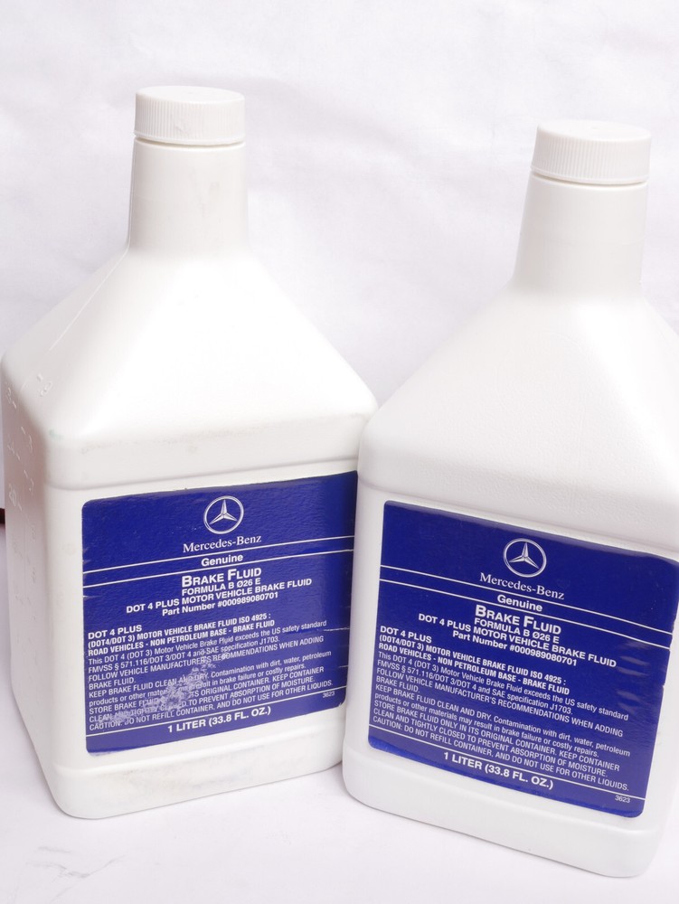 Mercedes Benz brake fluids