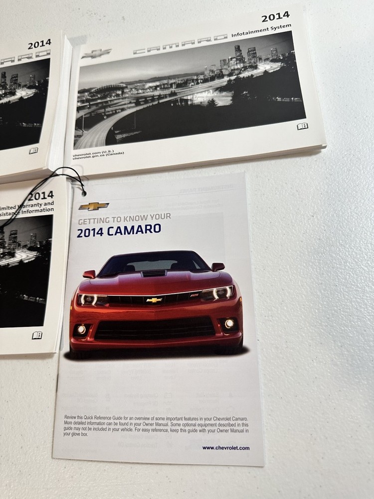 2014 Camaro Owners Manuals Set