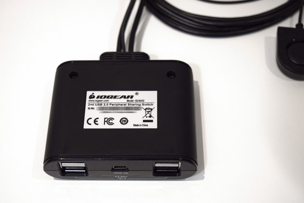 IOGEAR 2x4 USB 2.0 Peripheral Sharing Switch