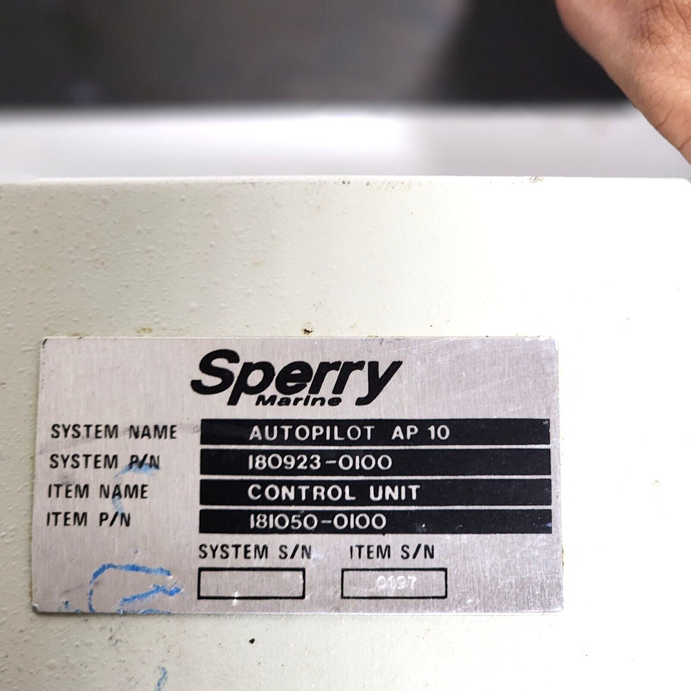 Sperry Autopilot Unit AP-10 181050-0100 UNTESTED.